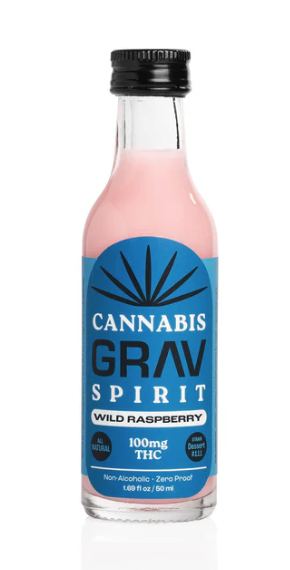 Cannabis Spirit | 100mg 50ml Bottle | Wild Raspberry